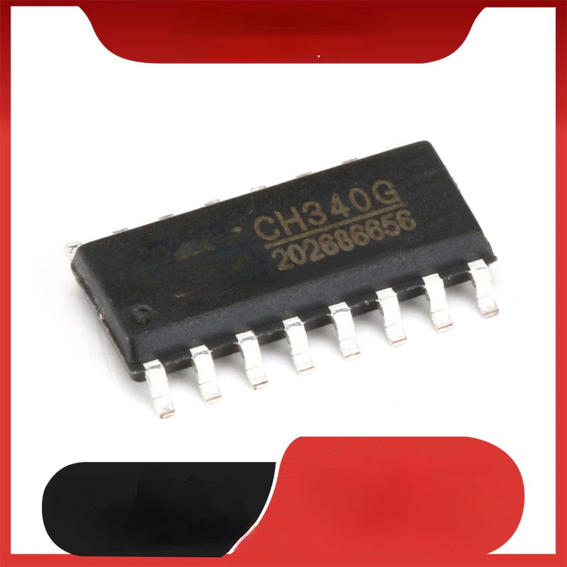 

10 шт. новый оригинальный CH340G CH340 CH444G CH440G SMD SOP-16 USB для последовательного порта IC