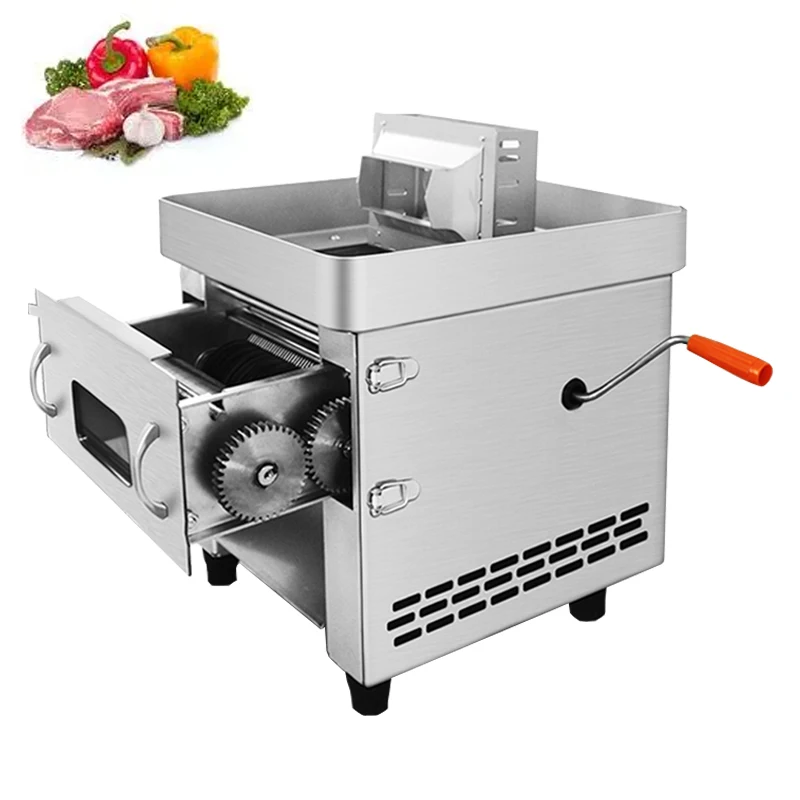 

Commercial Meat Cutting Machine Automatic Meat Cutter Stainless Steel Electric Vegetable Slicer Dicing Machine