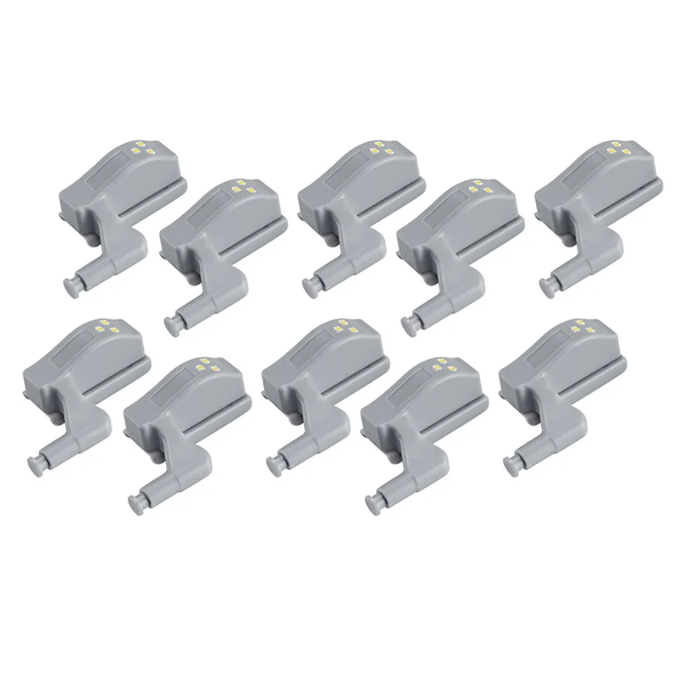 

10Pcs/Sets Smart Sensing LED Hinge Lights Without Battery For Common/Buffer Hinges on Cabinets/Wardrobes
