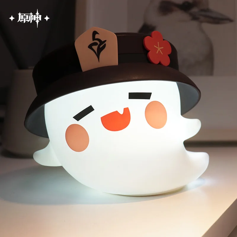 

Official Genshin Impact Hutao Ghost Light Bedroom Decor Night Lamp Children's Gift USB Charging Bedroom Decor Led Night Light
