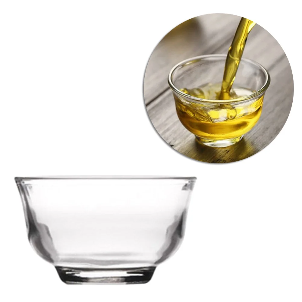 

Cup Tea Sake Chinese Kung Fu Traditional Crystal Mini Coffee Asian Sushi Mug Serving Japanese Matcha Bowl Cups High Borosilicate