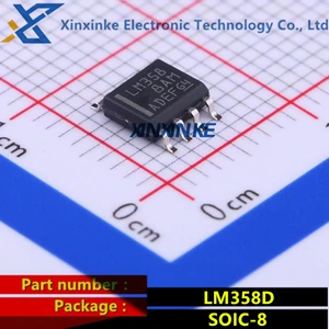 LM358D SOIC-8 LM358 Operational Amplifiers Chip Op Amps Dual Linear Rail-to-Rail Amplifier ICs Brand New Original