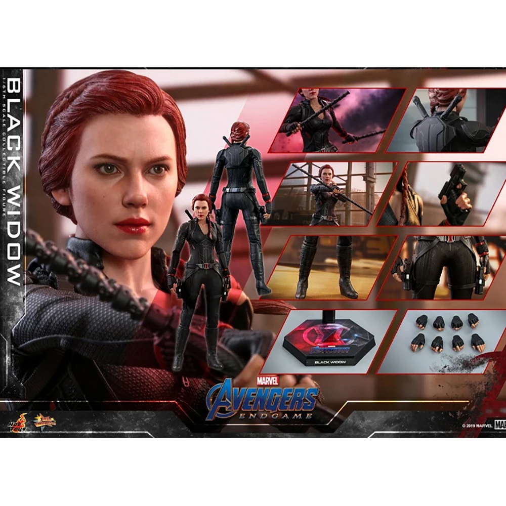 

HotToys Original 1/6 MMS533 Black Widow Marvel Avengers: Endgame Genuine Collectible Anime Figure Action Model toys