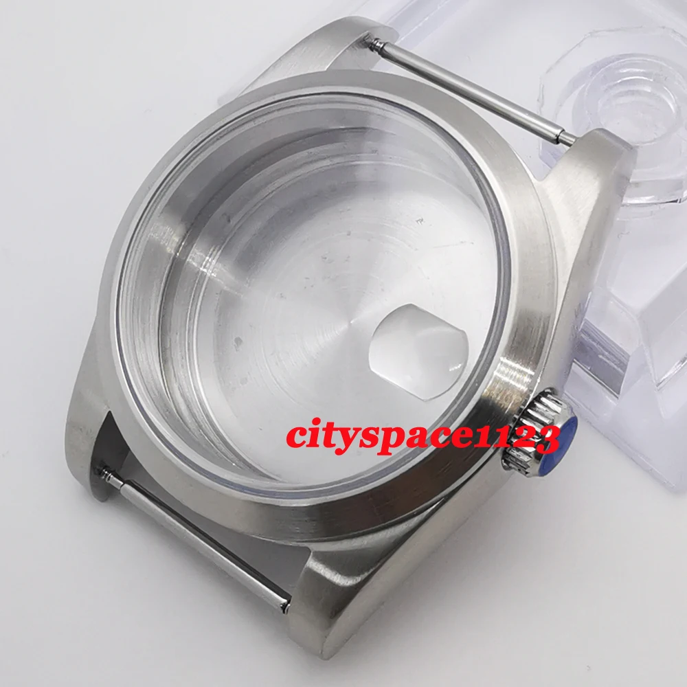 36mm/39mm Brushed Watch Case Sapphire Glass Stainless Steel Fit NH35,NH36,ETA 2824,PT5000,Miyota 8215 DG2813 Movement