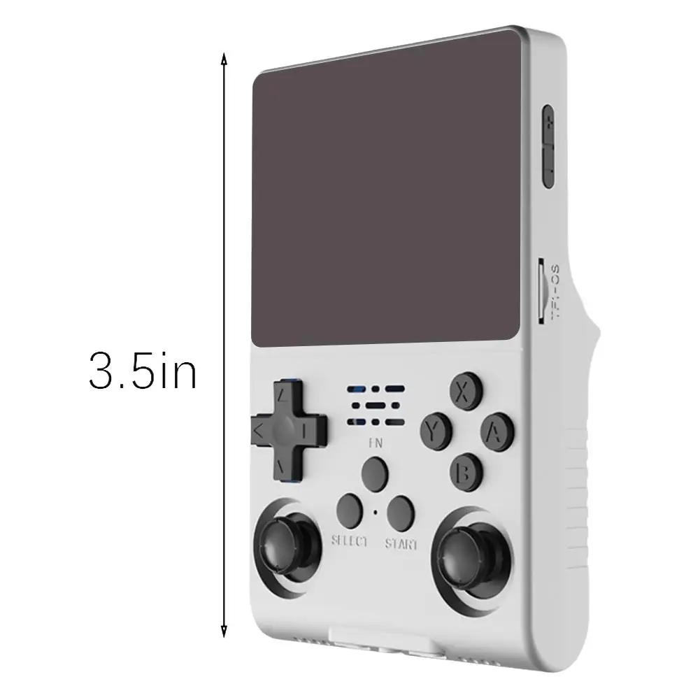 Портативная игровая консоль R40S Pro в стиле ретро HD-игры 3 5 дюйма IPS экран двойная