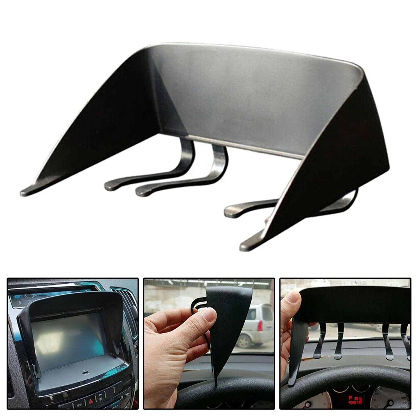 

2023Hot 7 inches Sun shield Car navigation decoration Sun Shade Anti-Glare Visor Hot Sale Useful