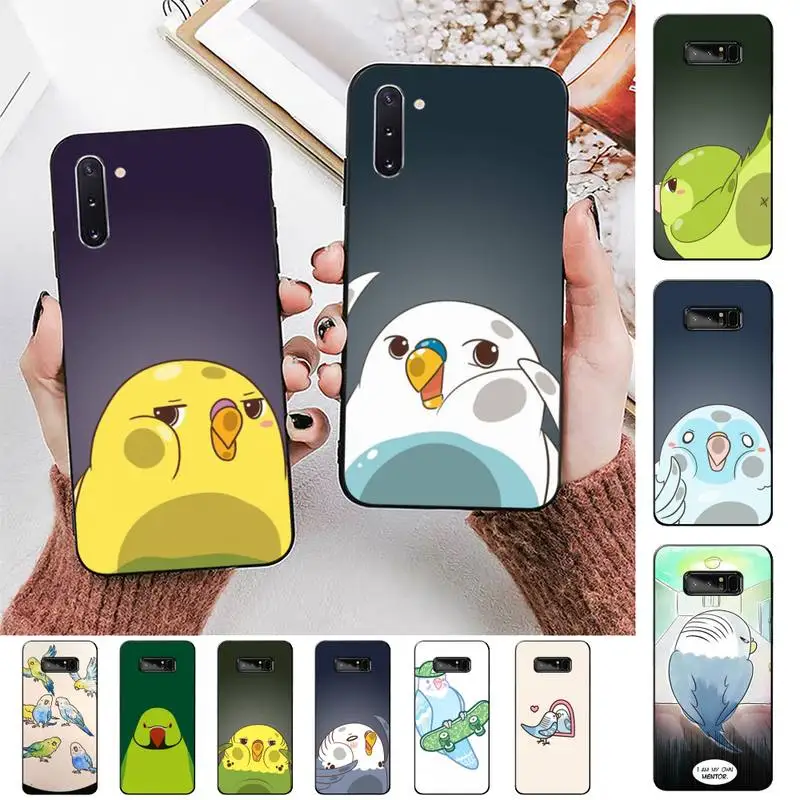 

Parrot bird Phone Case for Samsung Note 5 7 8 9 10 20 pro plus lite ultra A21 12 72