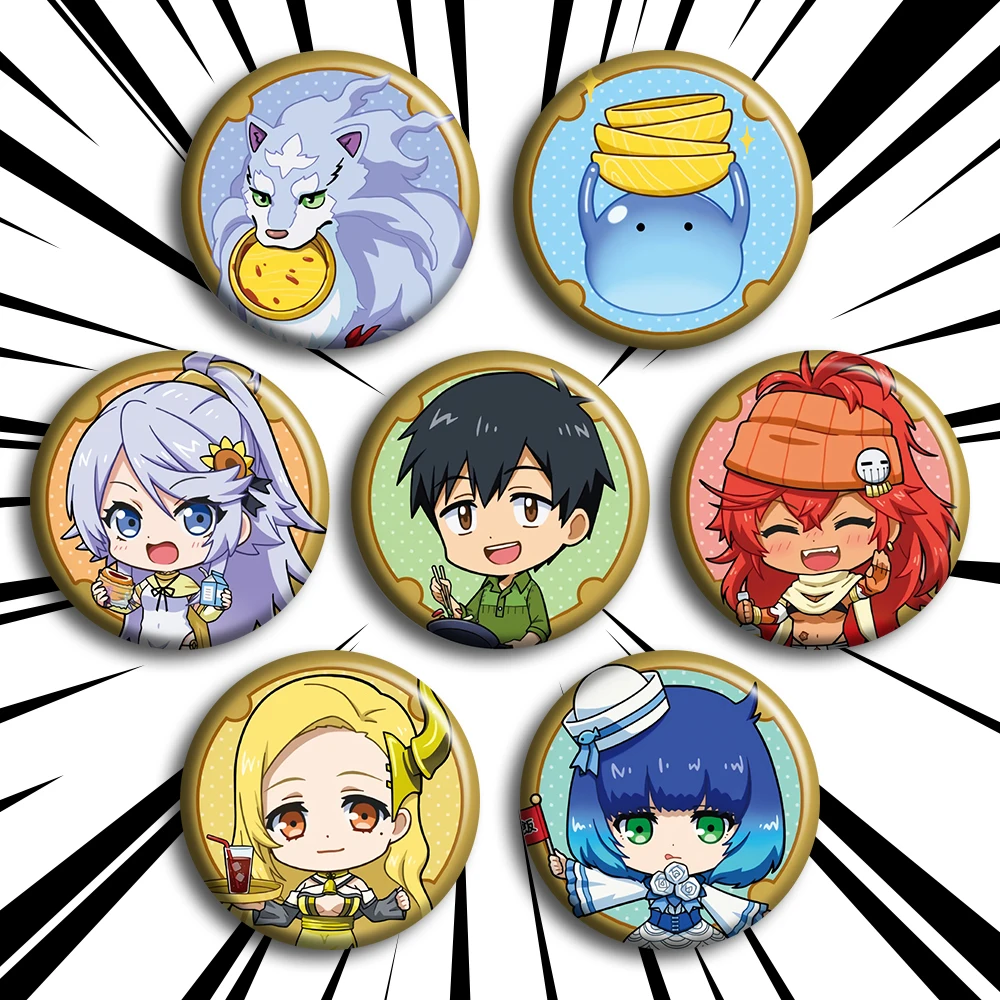 

Японское аниме tonдемо Skill De Isekai Hourou Meshi ムフェフェフェル ル значки Косплей Мультяшные украшения вечерние Броши DADGE