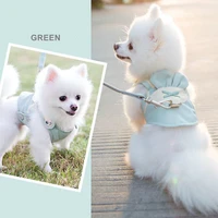 sweet fashion dog cat vest harness leash chest straps rope lead outdoor walking adjustable reflective chihuahua pug accessories