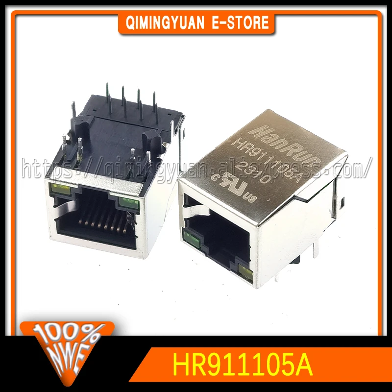 1 ~ 10 шт./партия Однопортовый разъем RJ45 HR911105A