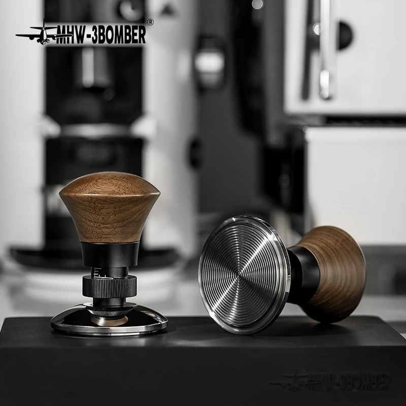MHW-3BOMBER 58.35mm Espresso Tamper Premium Barista Coffee Tamper with Calibrated Spring Loaded Adjustable Level Tamping Tools images - 6