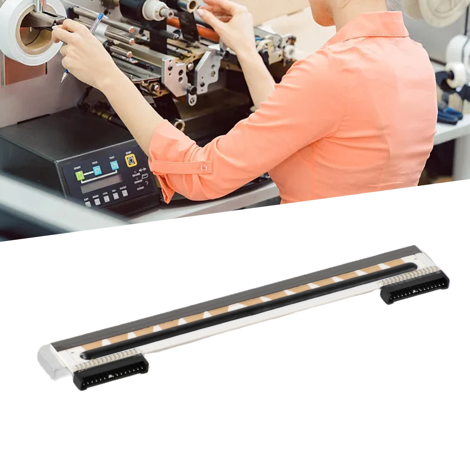 1 шт. термопечатающая головка для термопринтера этикеток Zebra GK420D GX420D ZP450 105934 -037