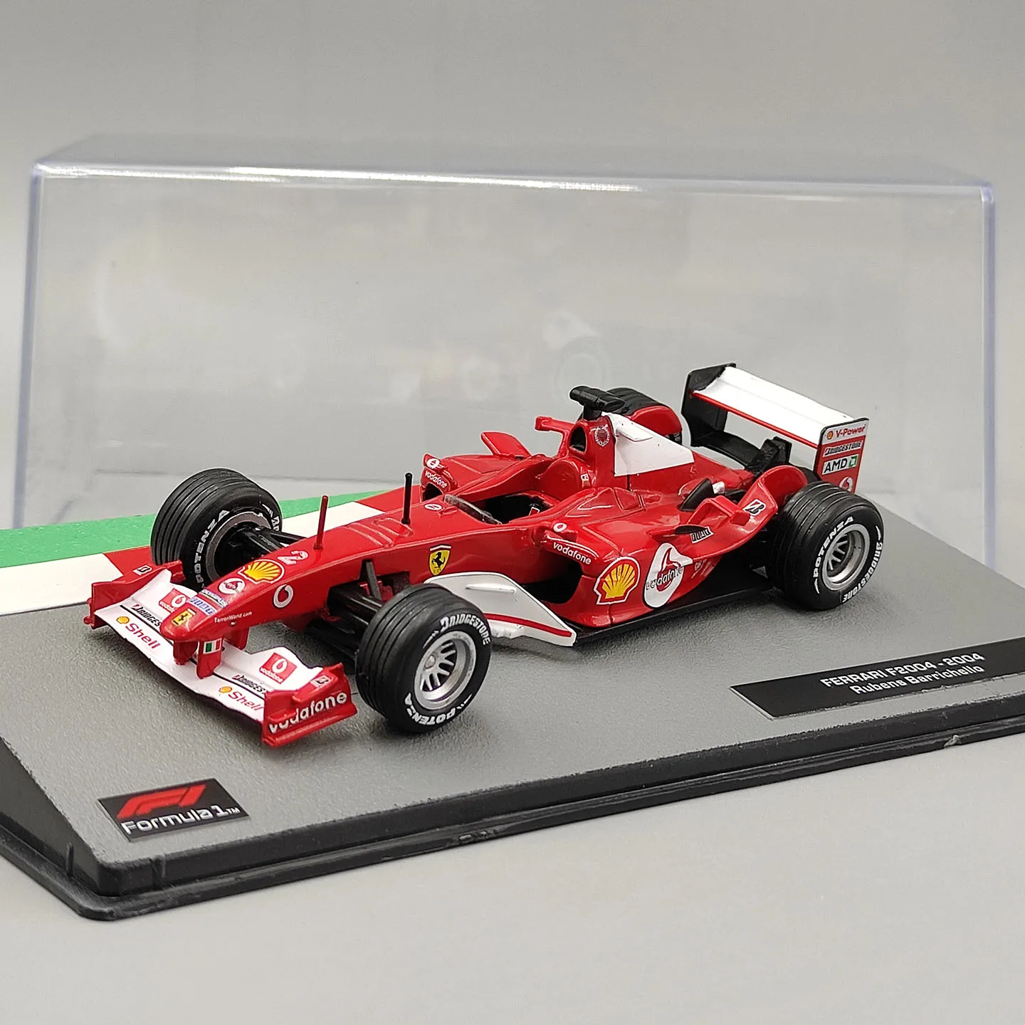 Фото Модель Ferrari F2004-2004 в масштабе 1:43 # Модель гоночного автомобиля Формулы-2 из сплава №1