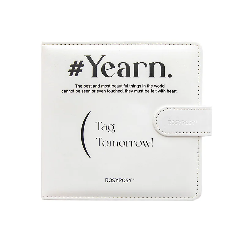 Kup 1pc Ins Koreański Notatnik Kremowy Kolor Terminarz Tygodniowy Miesięczny Harmonogram PU Skóra Magnetyczne Zamknięcie Księga Gości Materiały Dla Studentów