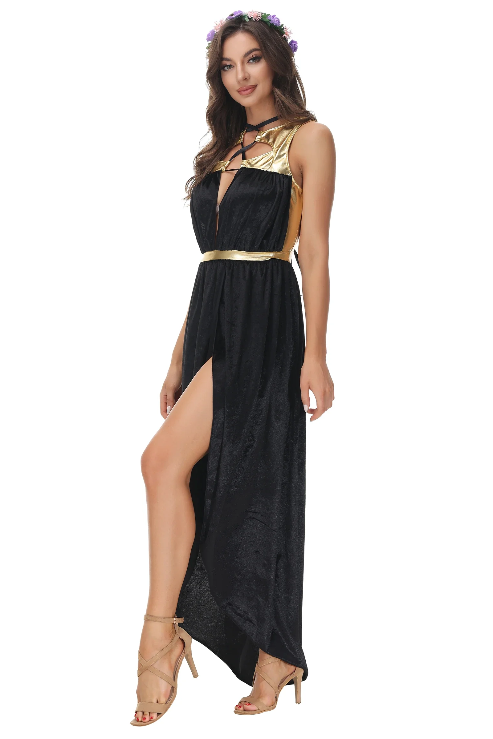 Сексуальный женский костюм древнегреческой богини Афины для взрослых римская