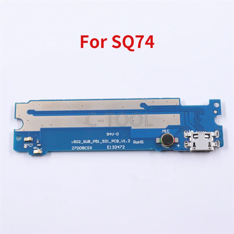 

5PC USB Charger Port Flex Cable For SQ74 NFC Dock Connector Microphone Board Flex Cable