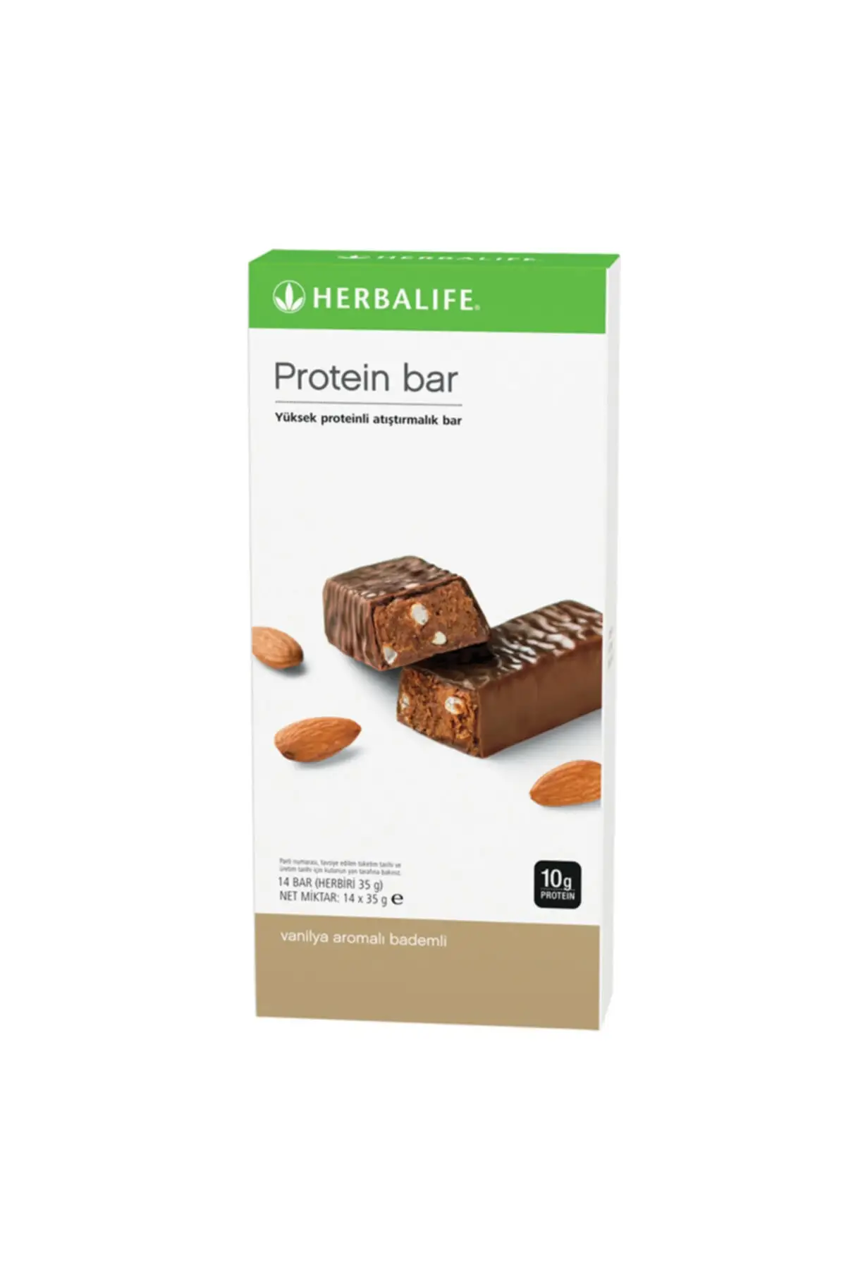 

"Protein Bar Vanilla Flavored Almond 14'lü Package"