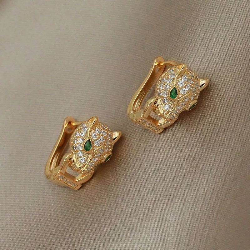 Серьги-гвоздики в виде животных