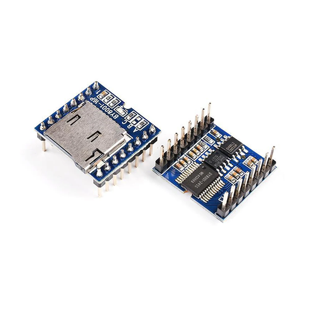 

TF Micro SD U-Disk BY8001-16P MP3 Player Audio Voice Module Board 3.3V 5V for Arduino
