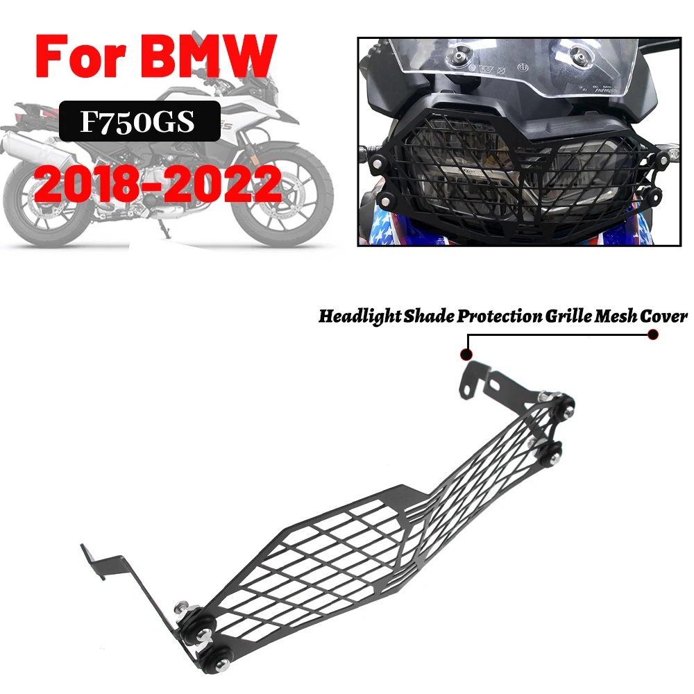 

MTKRACING For BMW F750GS F850GS F750 GS F850 GS 2018 2019 2020 2021 2022 Headlight Shade Protection Grille Mesh Cover