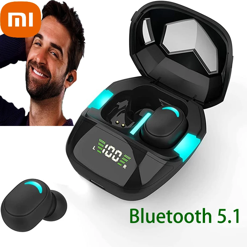 

XIAOMI Gaming Headset Wireless Bluetooth 5.1 Earphone TWS In-Ear Stereo Music Headset Low Delay Compatible HIFI Game Earphone