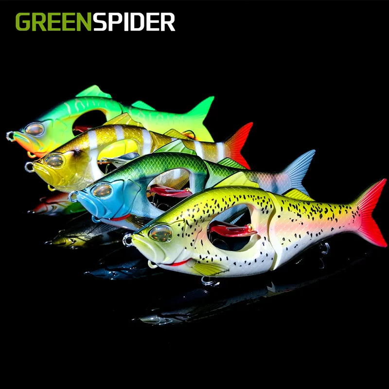 GREENSPIDER Новая 10г 23г Пропеллер соединенный приманка затопляющаяся Swimbait искусственная рыболовная приманка Jerkbait Crankbait Hard on.