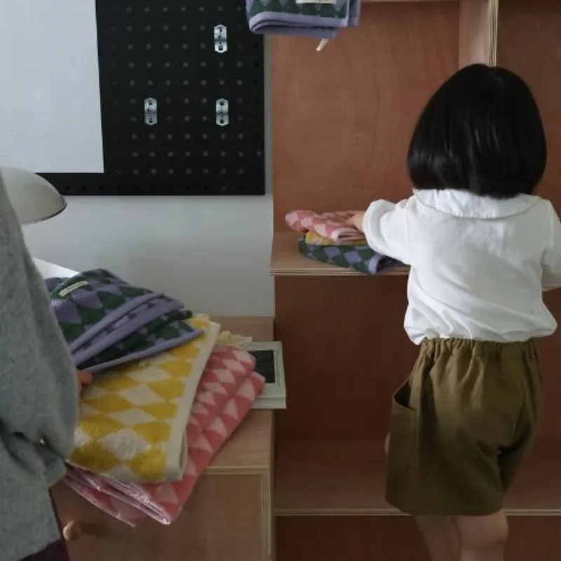 Хлопковое полотенце Diamond Check для взрослых