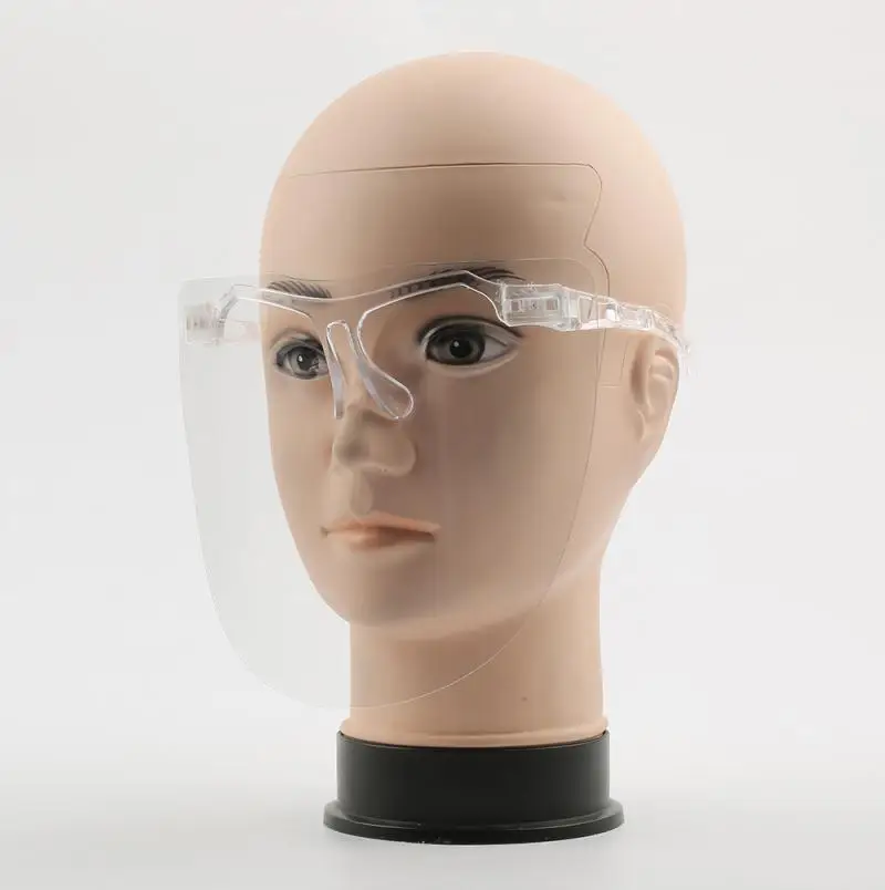 

Новинка 2020, модные супер большие линзы, прозрачная защитная маска, подходит для езды на открытом воздухе и фото, дышащая