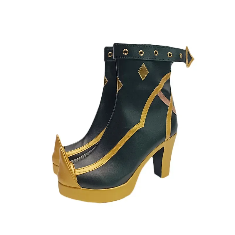 Новая игра Genshin Lmpact Dehya Sumeru сапоги для косплея обувь Хэллоуин Dibuat Sesuai