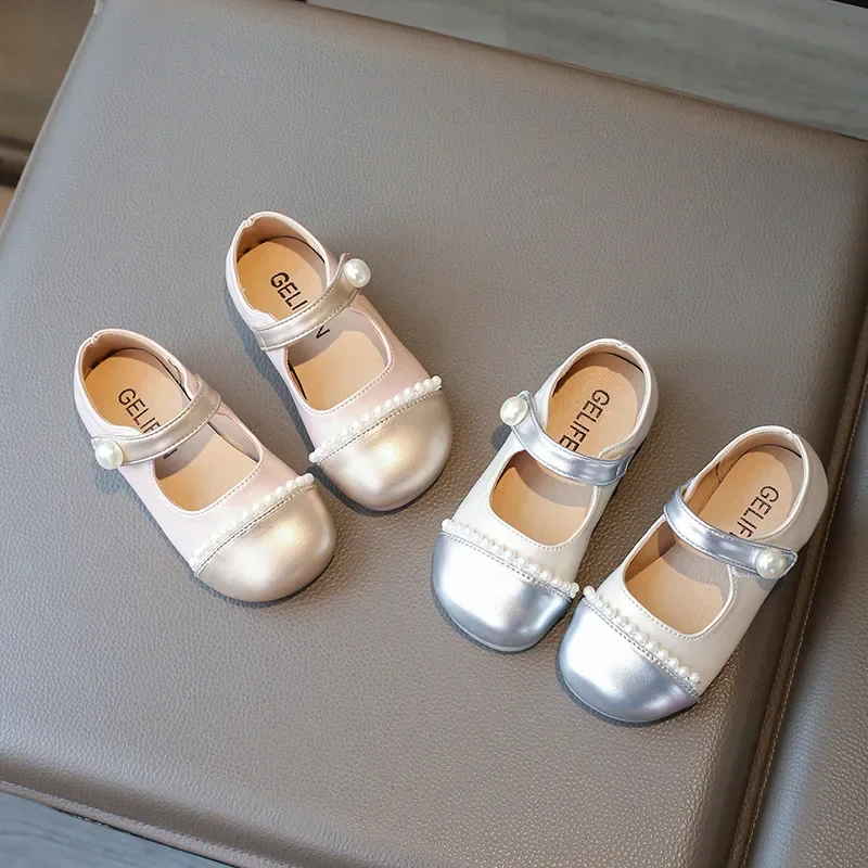 Обувь Для Девочек В Стиле Мэри Джейн Jogerli С Жемчугом