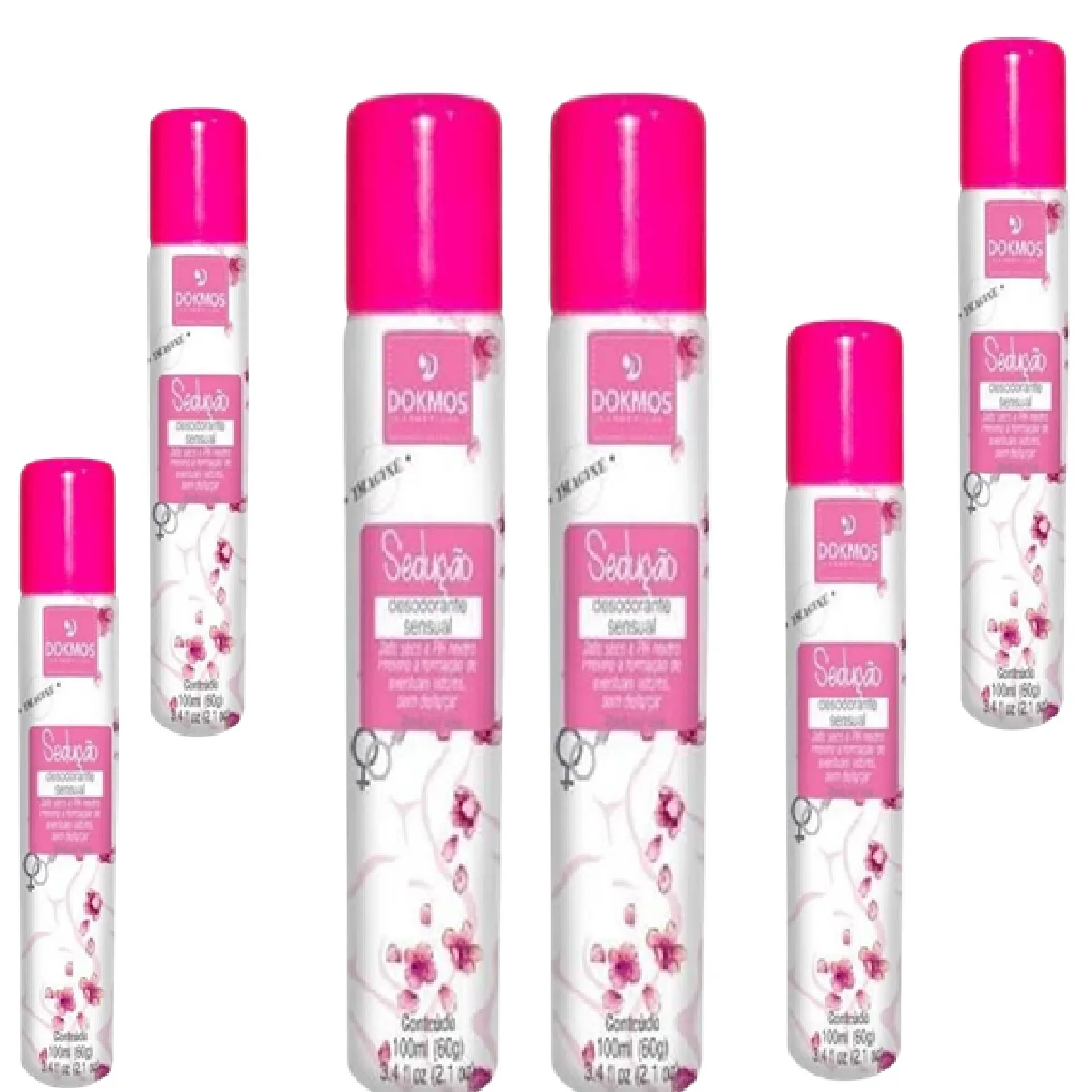 

Perfume Intimo Aerosol SEDUCAO IMAGINE Dokmos 100ml Kit 12 Un