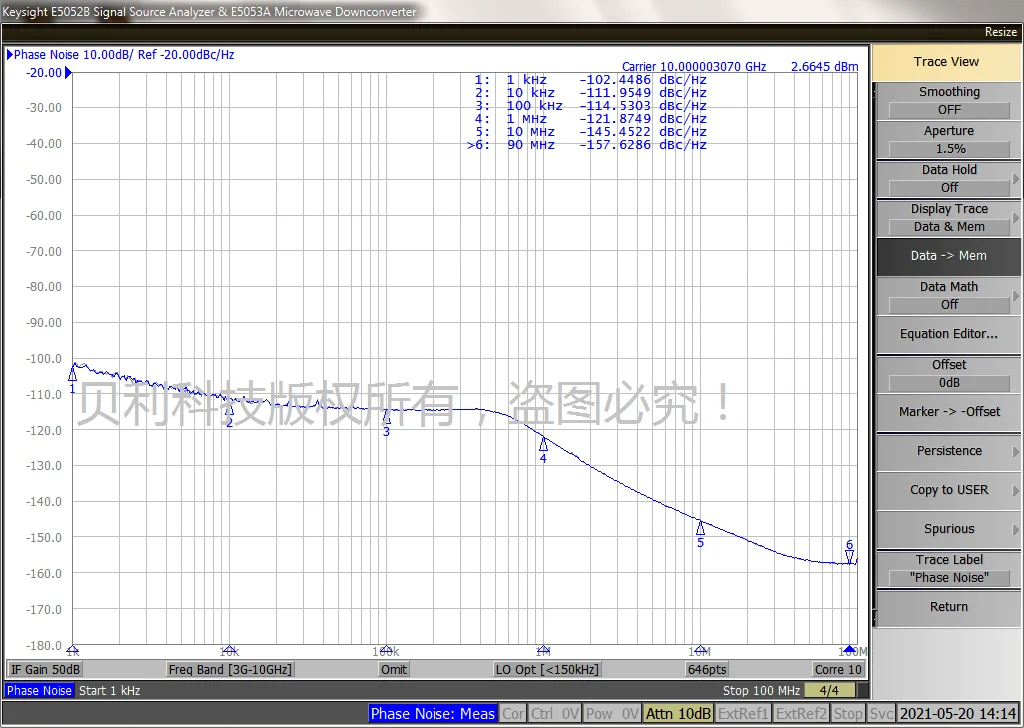 Плата разработки LMX2820 высокочастотная плата RO4350B