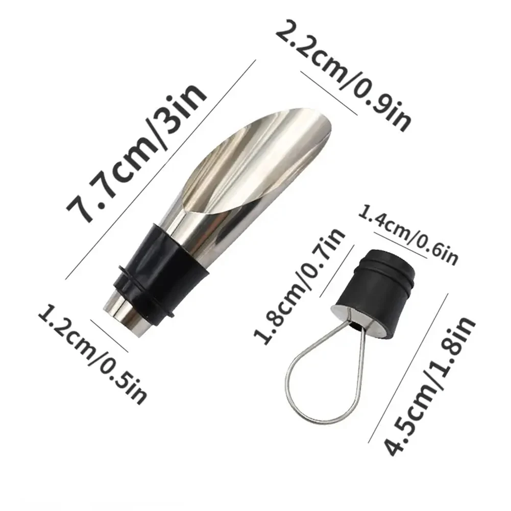 Прочная Антикоррозийная винная пробка 2 в 1 из нержавеющей стали для дома и кухни