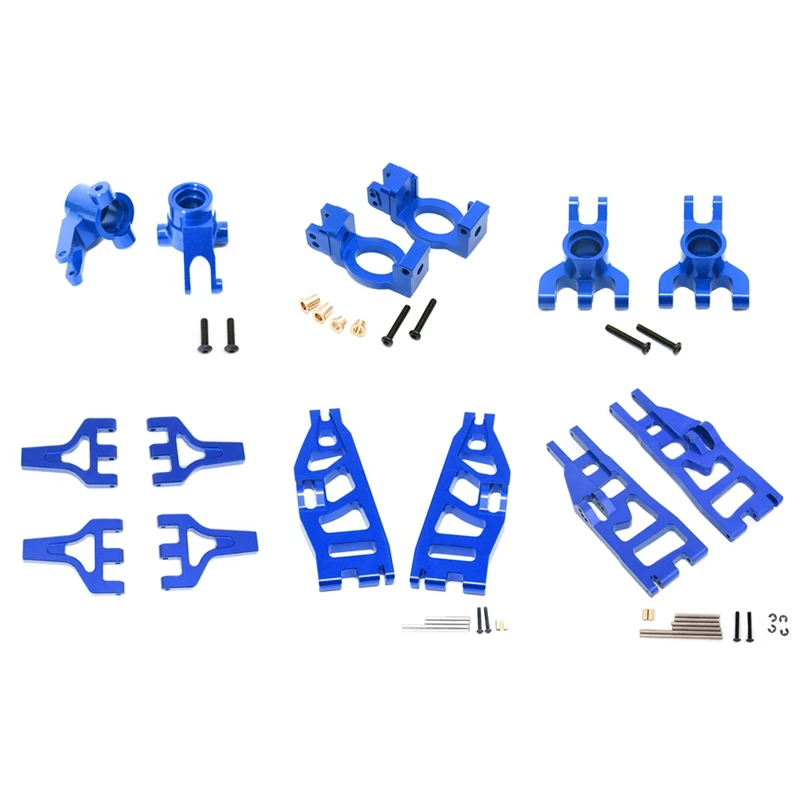 

14Pcs Metal Suspension Arm Steering Block Hub Carrier Set For 1/6 Redcat Racing Shredder RC Truck Upgrades Parts