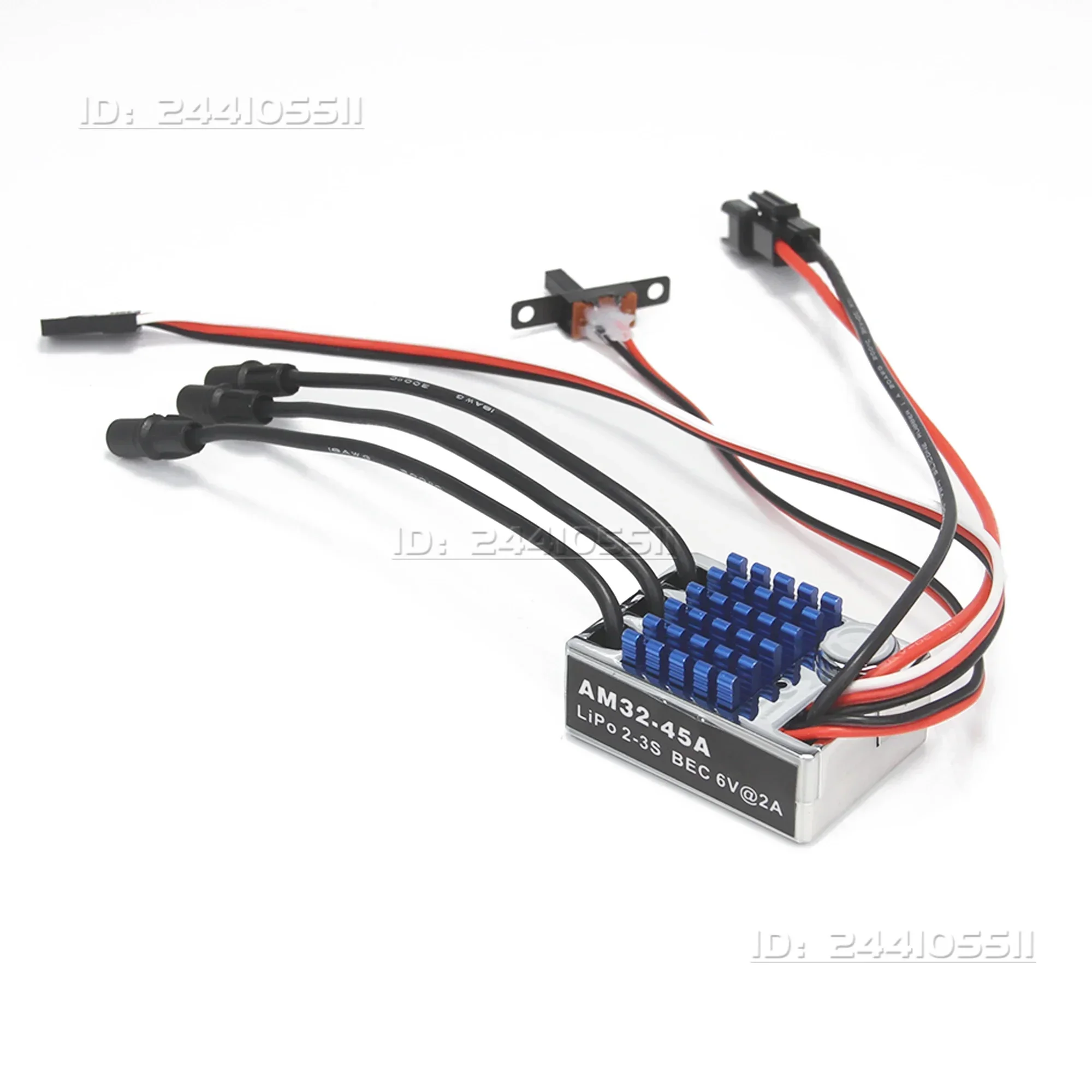 Фото NEEBRC 2322 Гусеничный бесщеточный двигатель Outrunner 45A ESC Металлическая коробка передач Набор шестерен для радиоуправляемого автомобиля 1/12 MN82 MN99S MN168 MN78 Деталь обновления №3