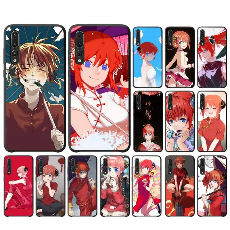 

MaiYaCa Gintama kagura Phone Case for Huawei P30 40 20 10 8 9 lite pro plus Psmart2019