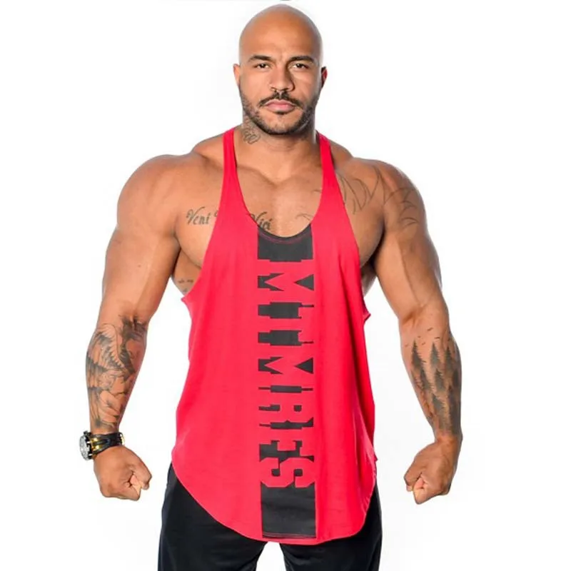 

Новинка лета 2021, спортивный жилет для фитнеса Muscle Brothers, мужской Эластичный дышащий брикет I-образной формы
