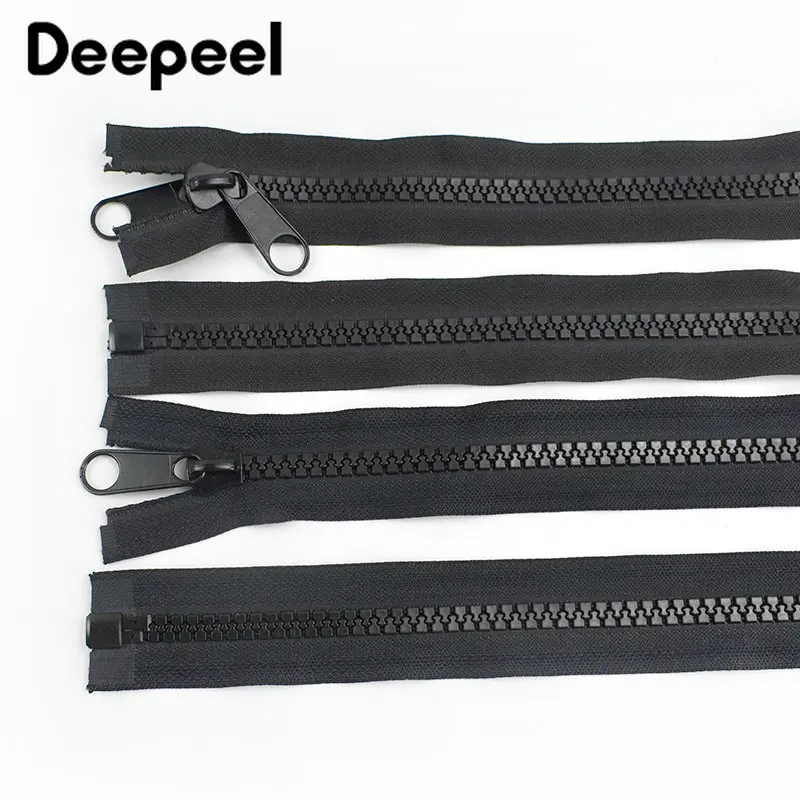 60-400 см 10 # Длинная черная смоляная молния открытые односторонние двусторонние