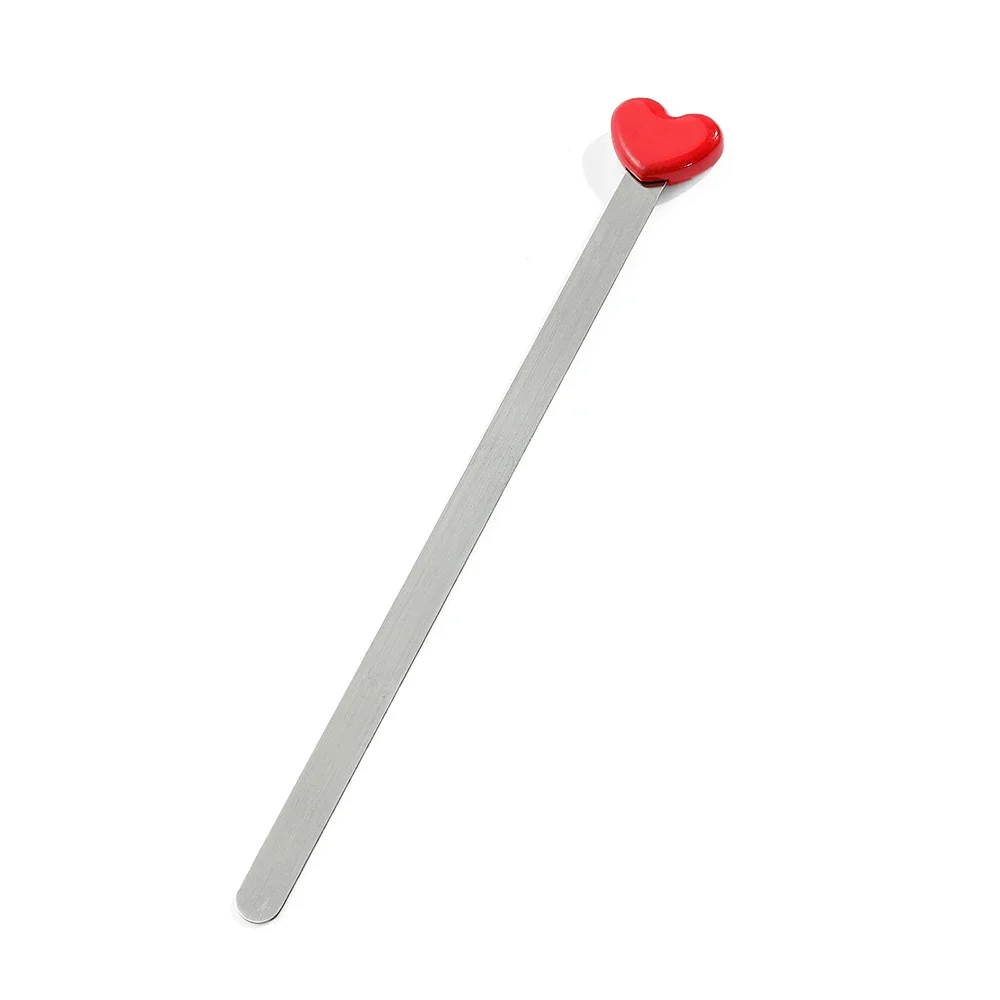 

Элегантная закладка из нержавеющей стали в форме сердца