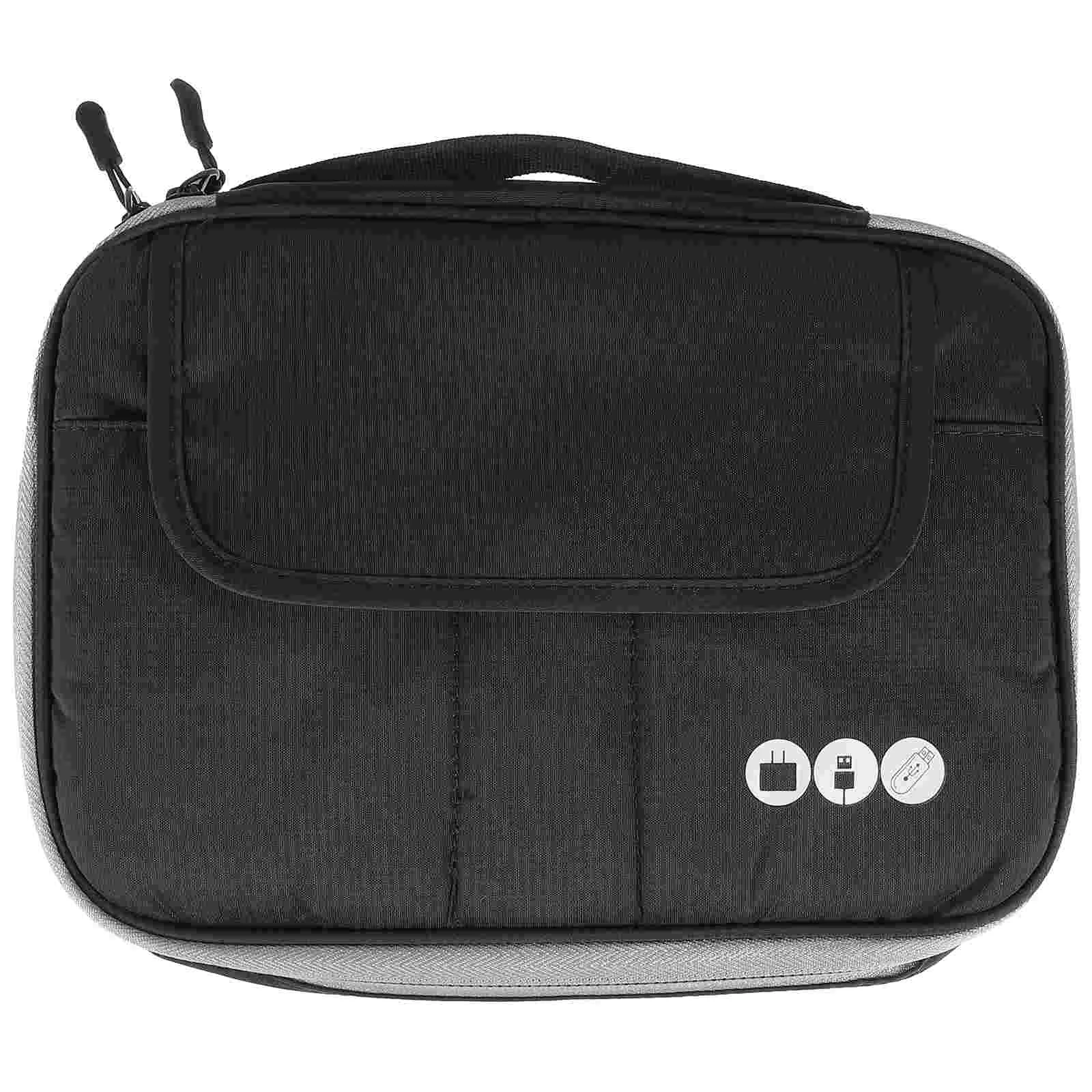 

Organizer Cable Earphone Case Travel Carrying Storage Cord Portable Earbud Box Electronics Pouch Management Desk Holder Earbuds
