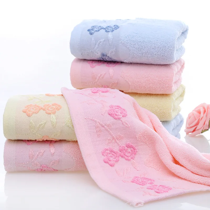 

Quality Face Towel Tree Flower Bath Printed Spa Soft Kitchen Cotton Hand For Adults Thick Seaside Home 32*73cm Hotel Serviette