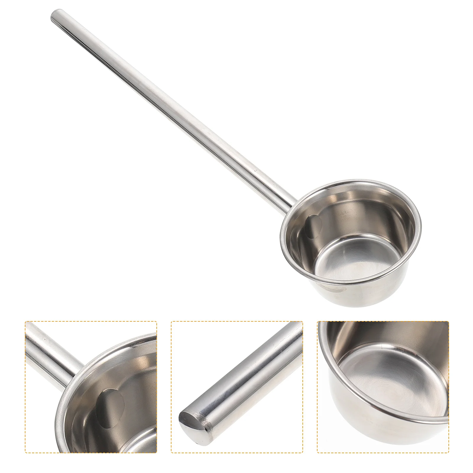

Ladle Water Scoop Kitchen Spoon Bath Dipper Ladles Long Bathroom Cup Washing Spoons Hair Serving Large Steel Rinse Soup Metal