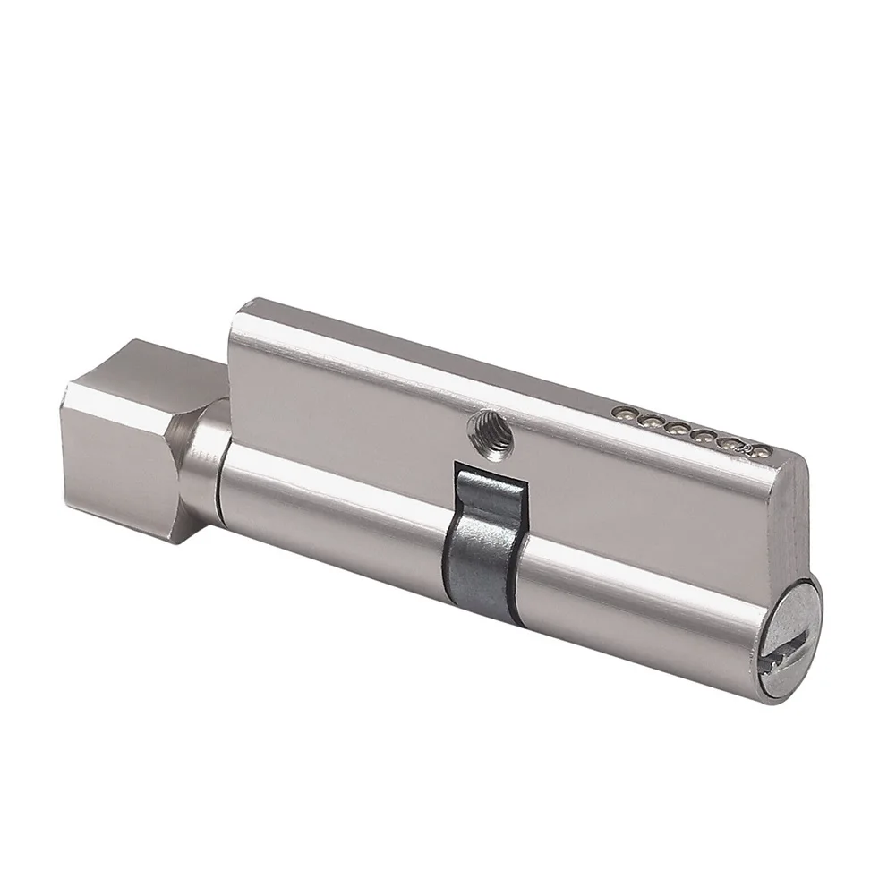 Цилиндр поворота большого пальца евро дверной замок UPVC анти-выбор 35/35 + 3 ключа