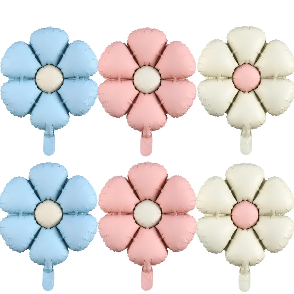 

Матовые фольгированные шары Partigos ромашки 6 шт. 19 дюймов