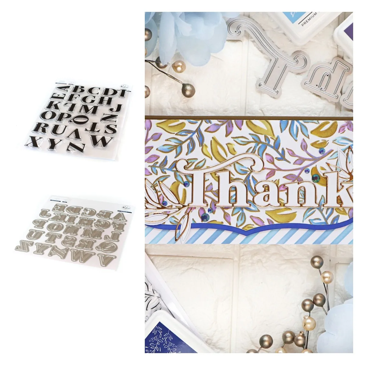 

Uppercase Letter Metal Cutting Dies Stamps Scrapbook Diary Secoration Embossing Stencil Template Diy Greeting Card Handmade 2022