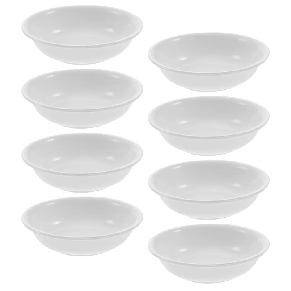 

10 Pcs Seasoning Dish Plastic Discs Dipping Bowls Sushi Small Dish Melamine Soy Sauce Dish Sauce Cups
