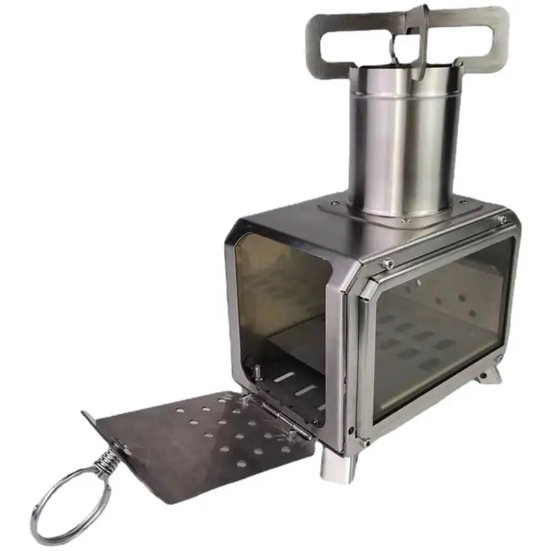 

Туристическая деревянная плита, портативная уличная печь для нагрева, для приготовления пищи, барбекю, кемпинга