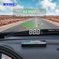 wying a3 gps hud auto vehicle speed display voltage multifunction meter projector head up display car suitable for all cars