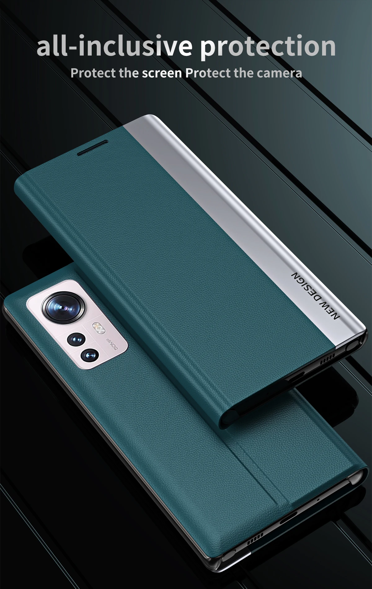 luxury phone case for xiaomi poco m4 pro x4 pro 5g 12 x redmi note 11s magnetic leather flip stand full protection hard cover free global shipping