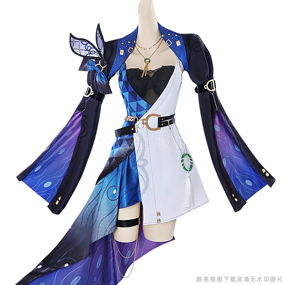 Нефритовый косплей игра Honkai звезда рельс нефрит костюм парик шляпа аниме ролевая